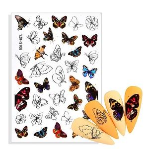 💌 BO/GO$6 Butterfly Nail Stickers
